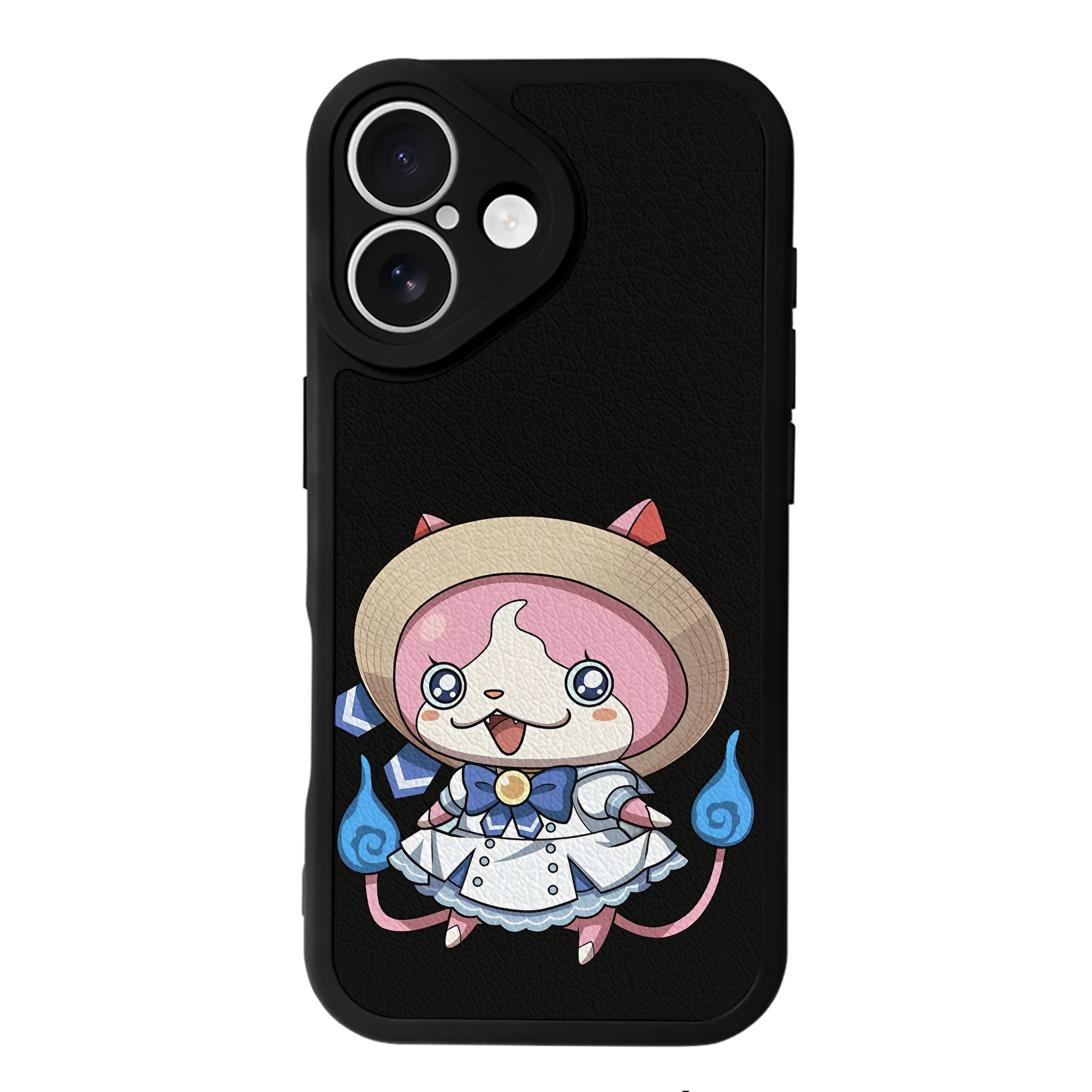 （画像用） 妖怪ウォッチ Yo-kai Watch 【iPhone 16シリーズ対応】シリコンスマホケース（レザー調） 材質：シリコン